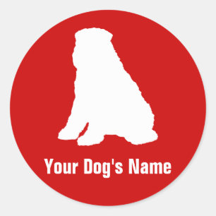 Bouvier des Flandres ブーヴィエ・デ・フランドル Classic Round Sticker