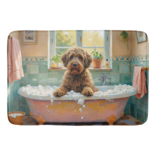 Bouvier des Flandres Bath Time Cosy Bathroom Decor Mat