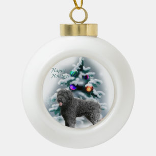 Bouvier des Flandres Christmas Ceramic Ball Christmas Ornament