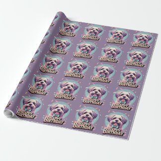 Bouvier des Flandres Dog Colourful Wrapping Paper