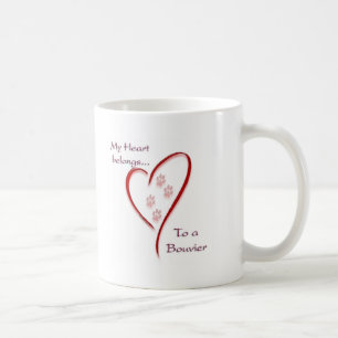 Bouvier des Flandres Heart Belongs Coffee Mug