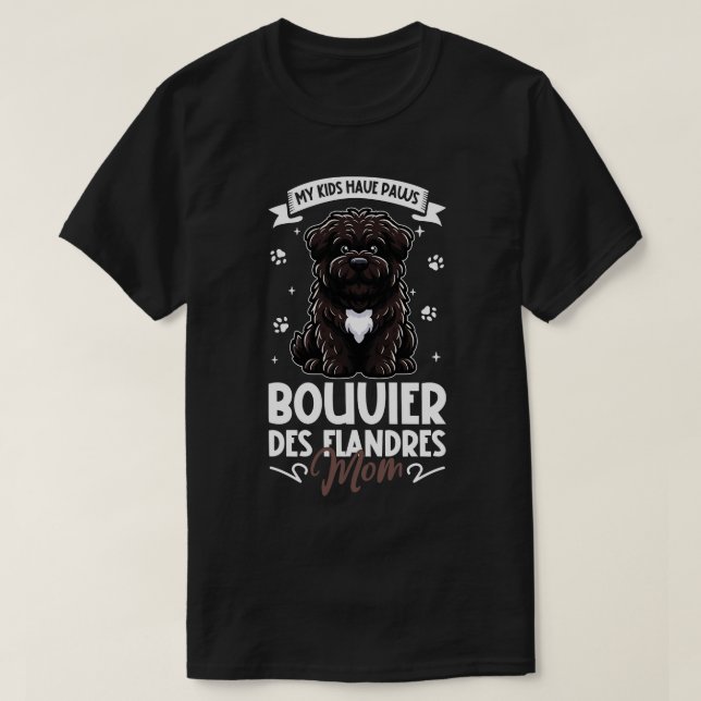 Bouvier des Flandres Mum T-Shirt (Design Front)