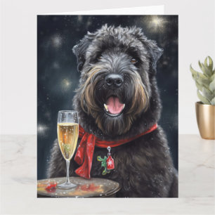 Bouvier des Flandres New Year Card