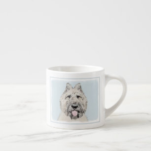 Bouvier des Flandres Painting - Original Dog Art Espresso Cup