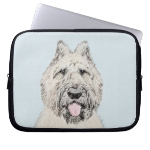 Bouvier des Flandres Painting - Original Dog Art Laptop Sleeve