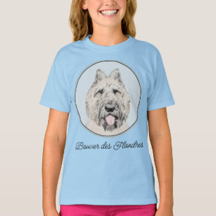 Bouvier des Flandres Painting - Original Dog Art T T-Shirt