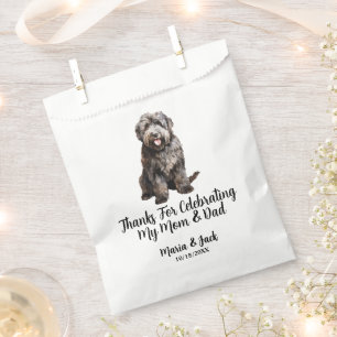 Bouvier des Flandres Pet Cocktail Wedding Favour Bags