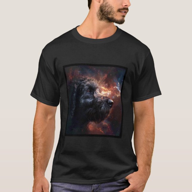 Bouvier des Flandres Space T-Shirt (Front)