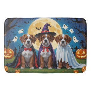 Bouviers Des Flandres Dogs Pumpkin Halloween Funny Bath Mat
