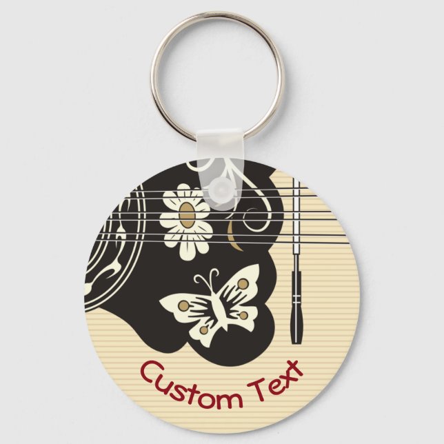 Bouzouki Keychain (Front)