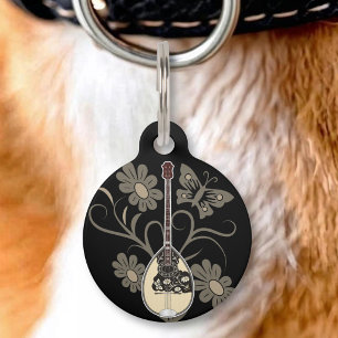 Bouzouki Pet Tag