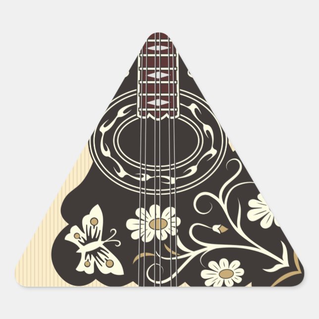 Bouzouklaika Triangle Sticker (Front)