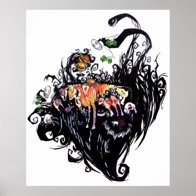 Bovine Spongiform Encephalopathy Poster (Front)