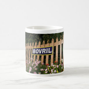 Bovril advertising poster coffee mug