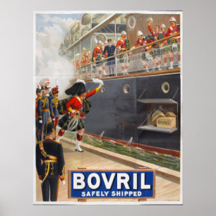 Bovril - Safely Shipped, 1902 Poster