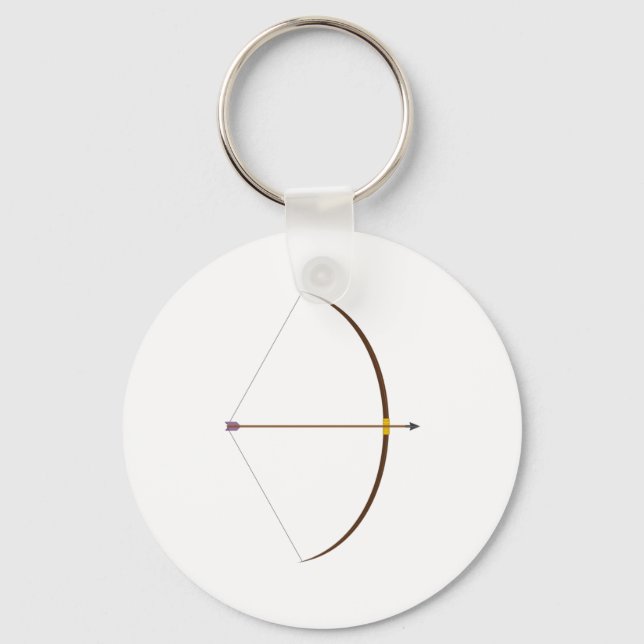 Bow and Arrow Key Ring (Front)