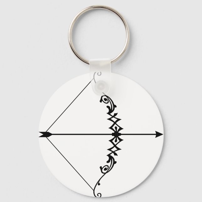 Bow and Arrow Key Ring (Front)