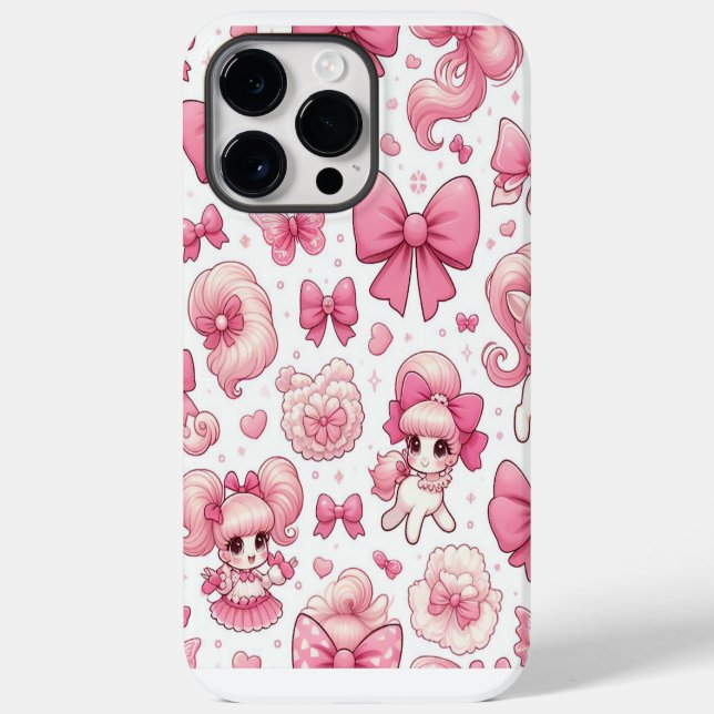 bow and cherry pattern  Case-Mate iPhone case (Back)