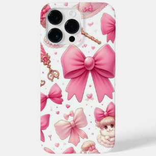 bow and cherry pattern Case-Mate iPhone 14 pro max case