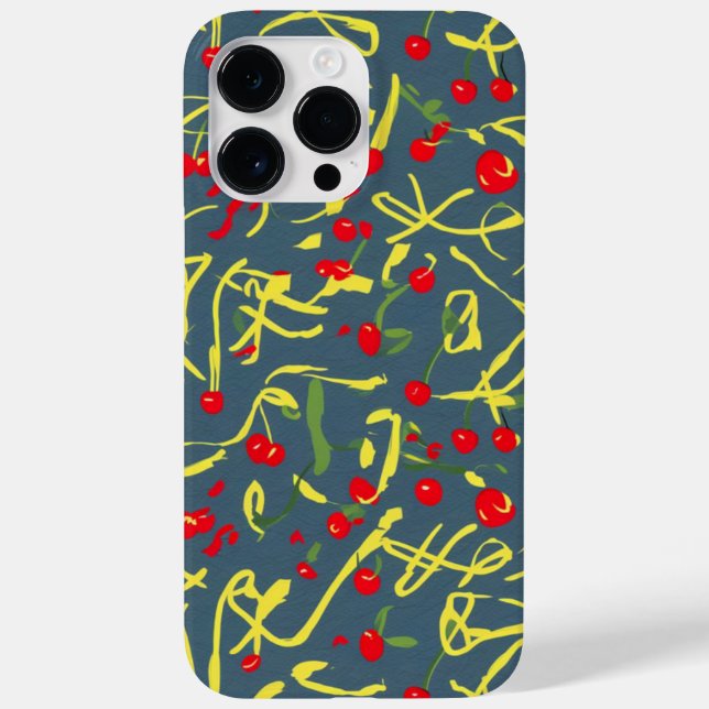 bow and cherry pattern  Case-Mate iPhone case (Back)
