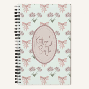 Bow and Rose Coquette Bullet Journal