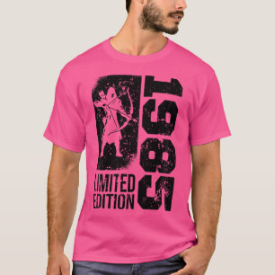 Bow Archer Born 1985 Birthday Arrow-Sports Archery T-Shirt