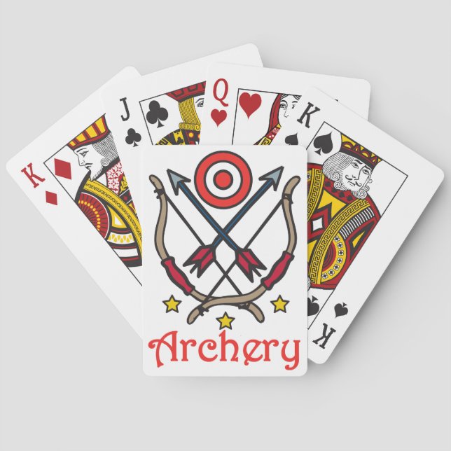 Bow Arrow Archery Playing Cards (Back)