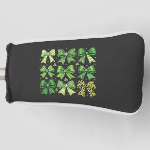 Bow Coquette St Patrick's Day Vintage Golf Head Cover