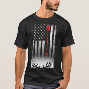 Bow deer hunting American Bow Hunting Lover T-Shirt