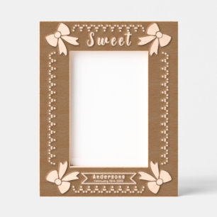 Bow Dots Etched Frames