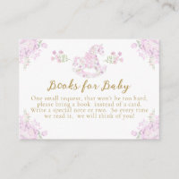 Bow Floral Teddy Bear Toile Girl Shower Books