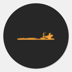Bow Hunter Deer Hunting Archer Gifts Bowhunting Gr Classic Round Sticker