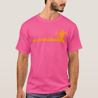 Bow Hunting Archer In Grass Archery Hunter T-Shirt