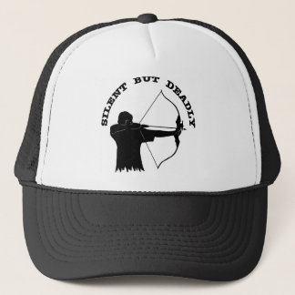 Bow Hunting Archery Silent But Deadly Trucker Hat