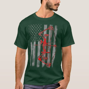 Bow hunting flag Archery T-Shirt