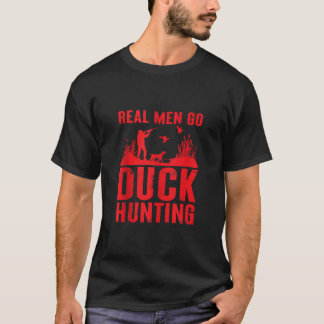 Bow Hunting Real Men Go Duck Hunting Tank Top