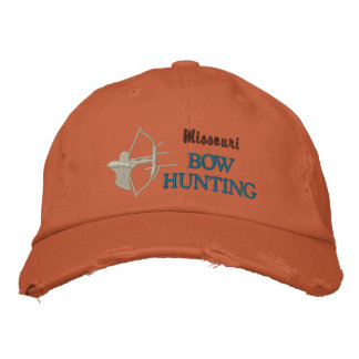 Bow Hunting, State by State Embroidered Hat