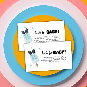 Bow Ice Cream Ready To Pop Books For Baby Shower Enclosure Card
