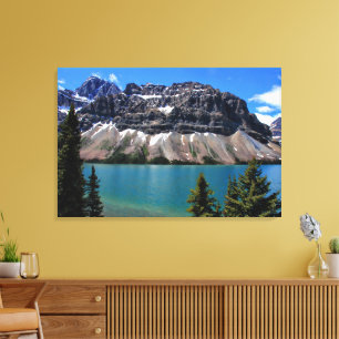 Bow Lake, Banff NP, Alberta Canvas Print