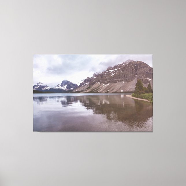 Bow Lake Canvas Print (Front)