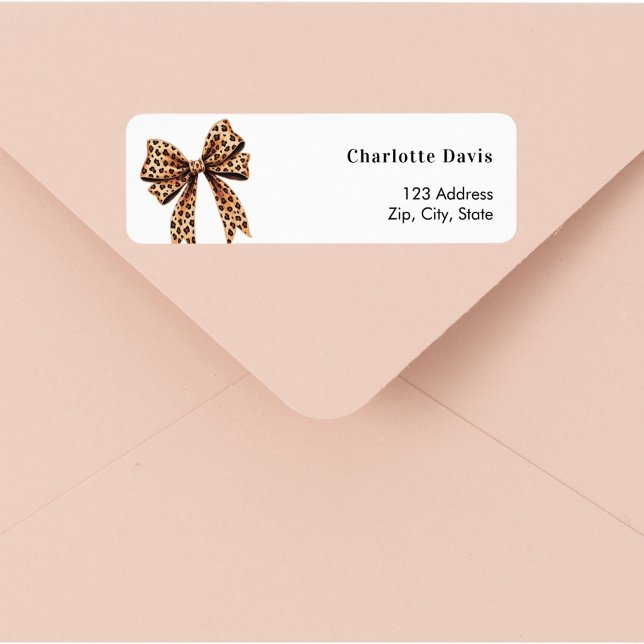 Bow leopard return address  (Creator Uploaded)