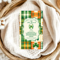 Bow Lucky Little Shamrock Books for Baby Enclo