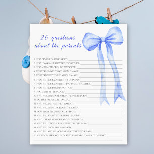 Bow - Party game 20 questions about the Parents