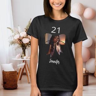 Bow photo age Birthday T-Shirt