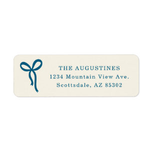 Bow Return Address Label