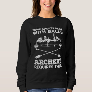Bow Shooting For A Bow Archer Sweatshirt