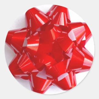 Bow Sticker in Red