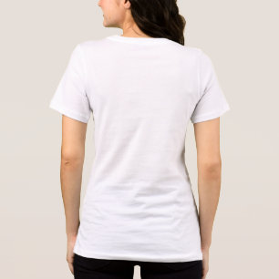 Bow T-Shirt for girls  Tri-Blend Shirt