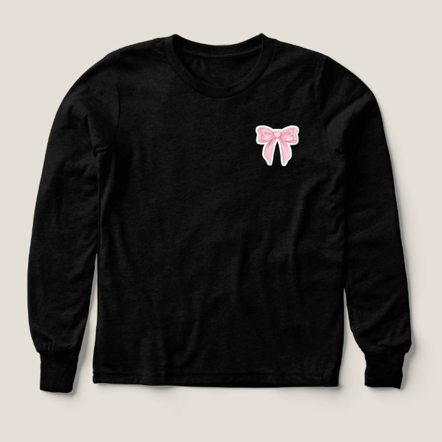 Bow t-shitrt for girls (Design Front)