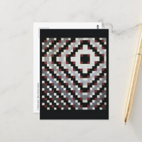 Bow Tie 9-Patch Quilt Postcard